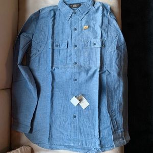 RRL Denim Chambray button up shirt